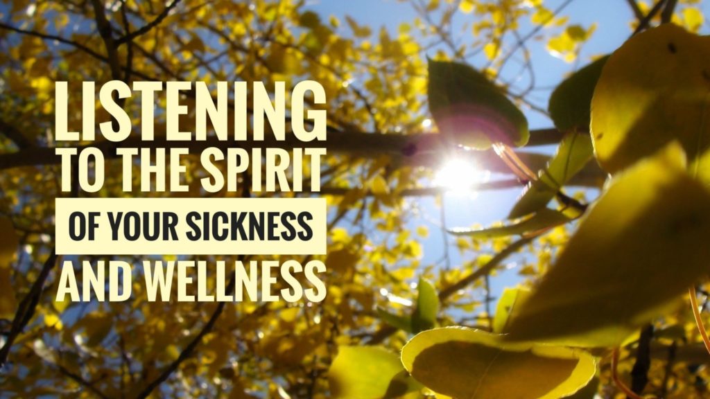 Listening to the Spirits of your Sickness and Wellness-Support Circle