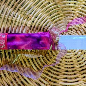 Selenite Wand-Vegan 10" Cloth Wrapped
